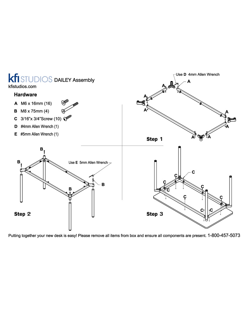 Dailey Desk Brochure