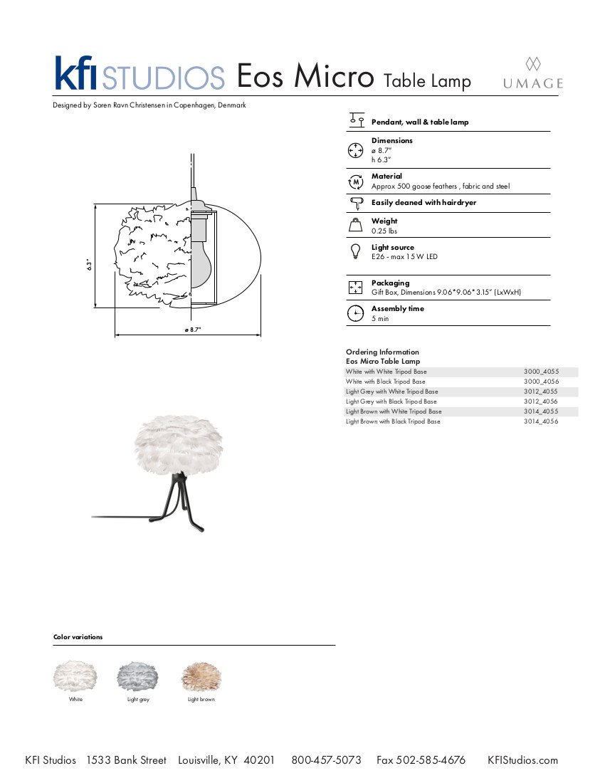 Umage Eos Brochure