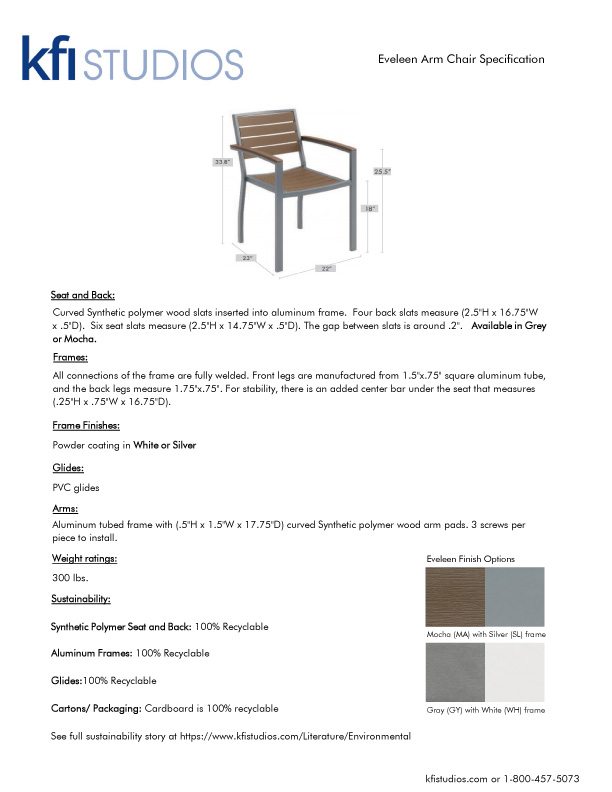 Eveleen Cafe Brochure