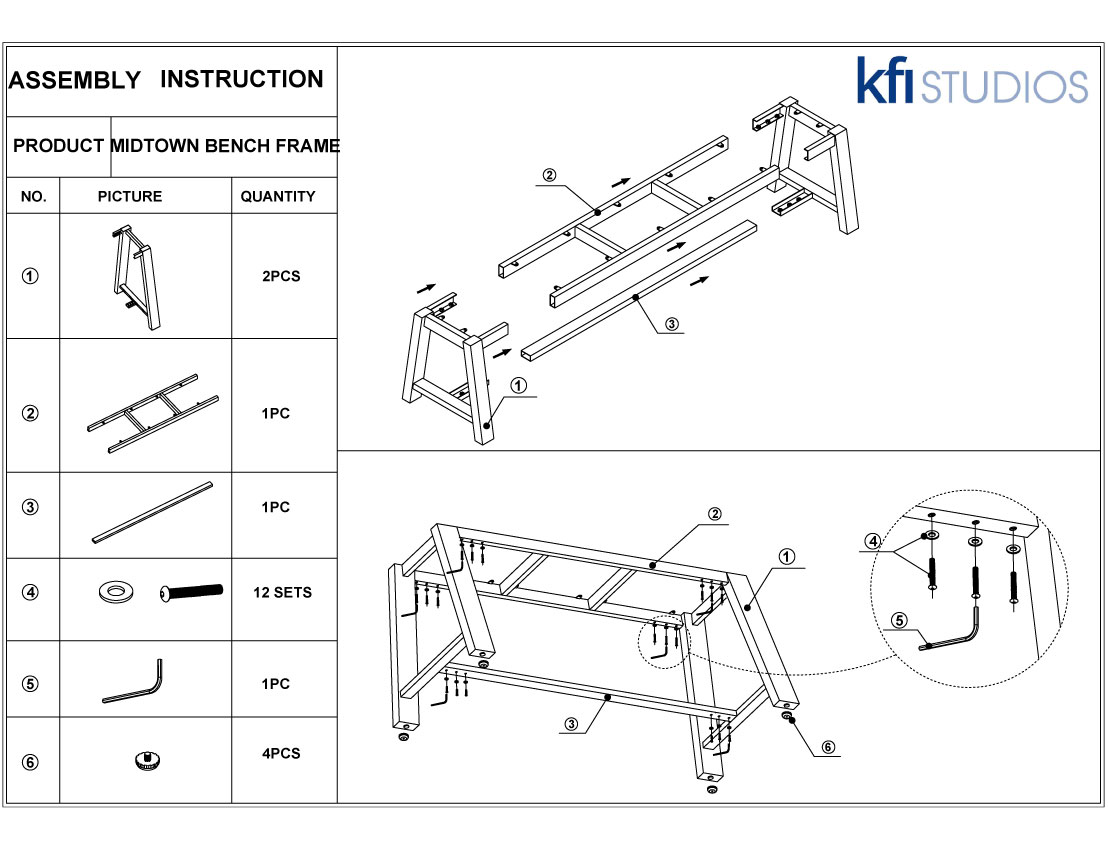 Midtown Bench Brochure