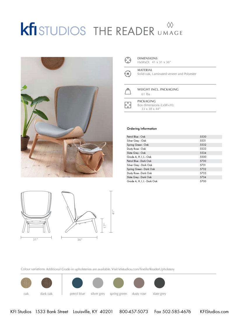 Umage The Reader Brochure
