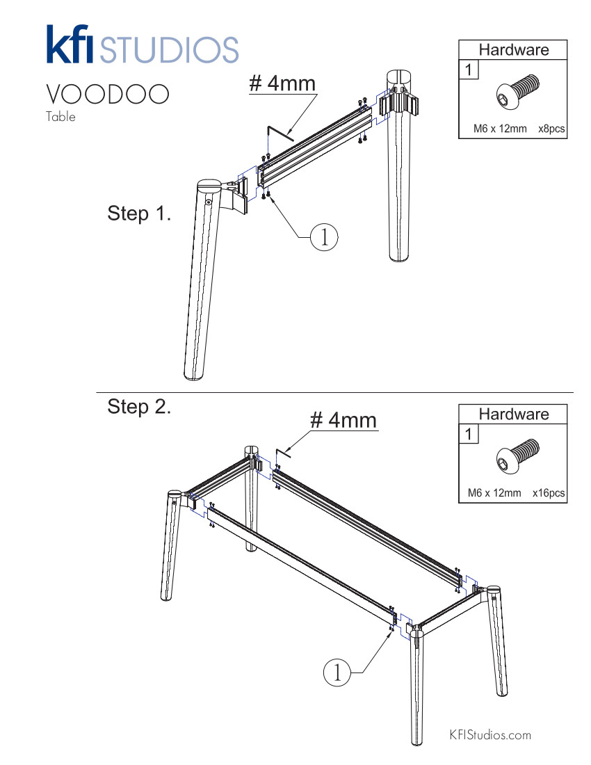 Voodoo Table Brochure